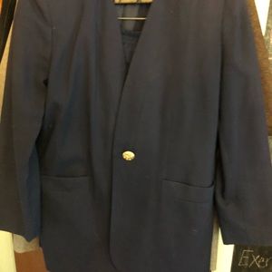 Matching suit and pencil skirt